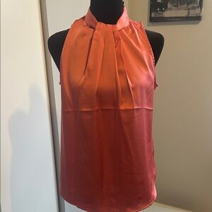 Express Vibrant coral Sleeveless Blouse